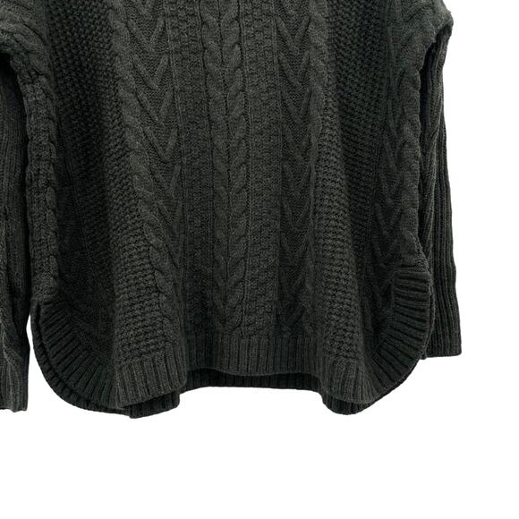 Joseph A Womens Chunky Knit Thumb Hole Pullover Sweater - Picture 3 of 9